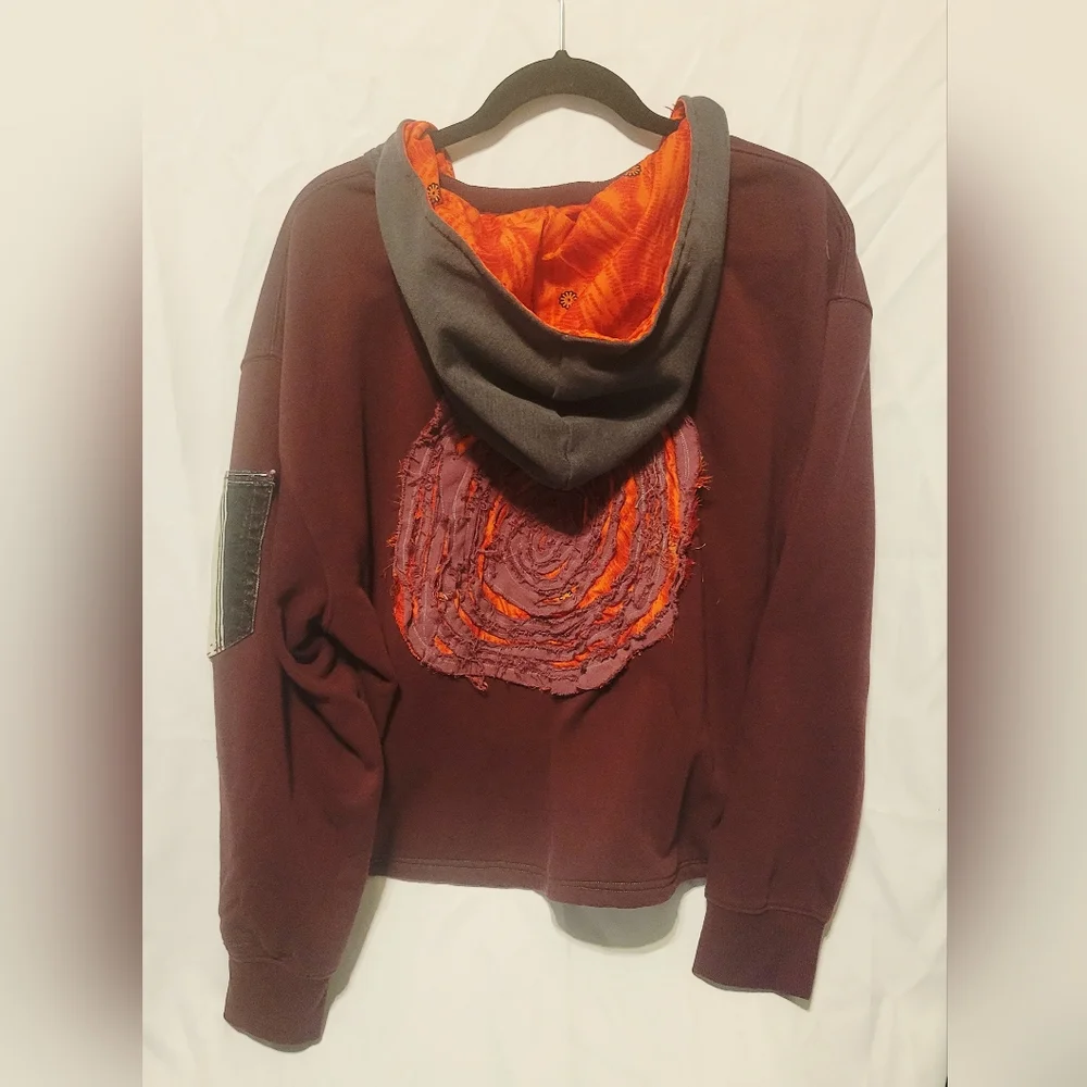 Athletic Works Maroon Graphic Sweater - Picture 2 of 15